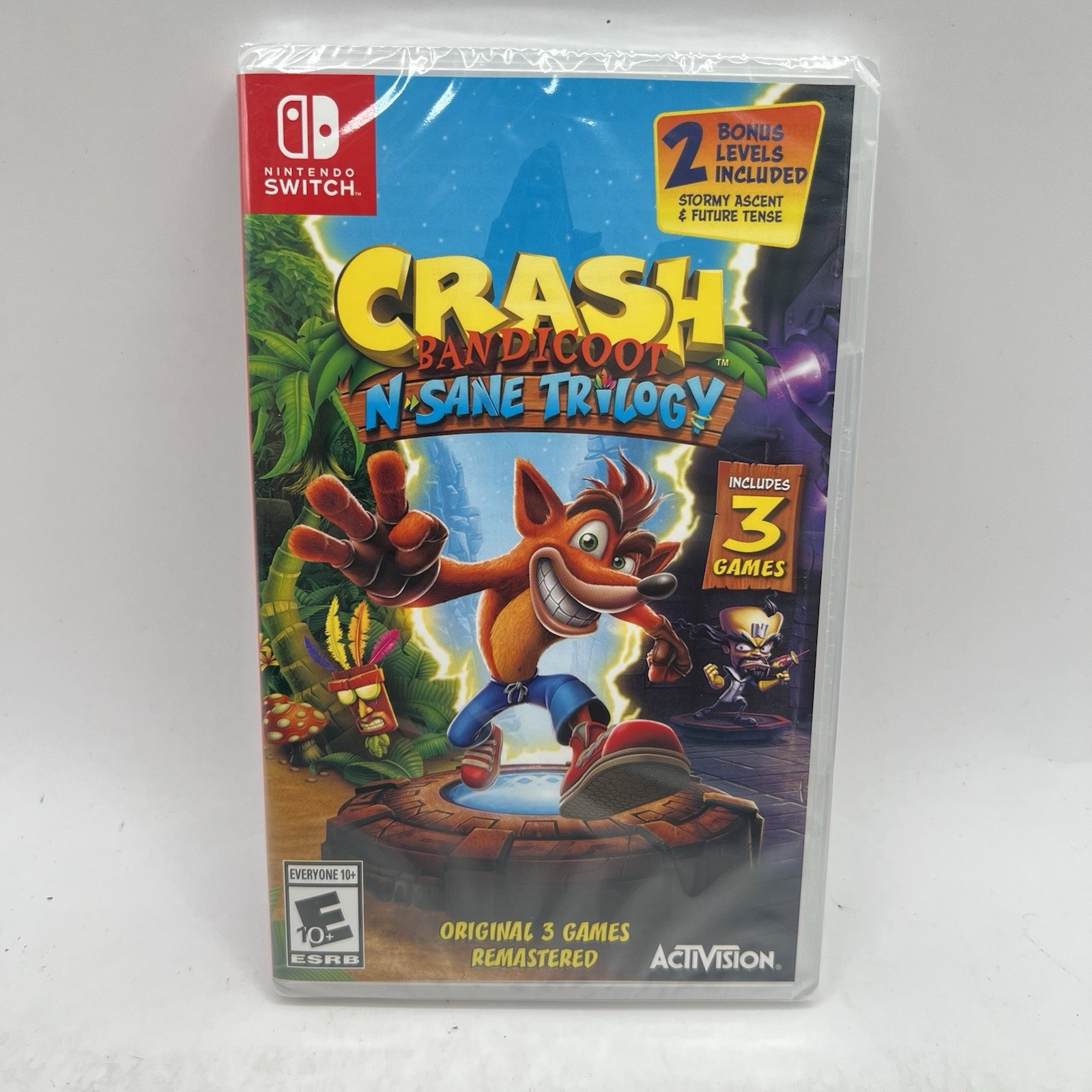 Crash Bandicoot N-Sane Trilogy (Nintendo Switch, 2018) New Sealed