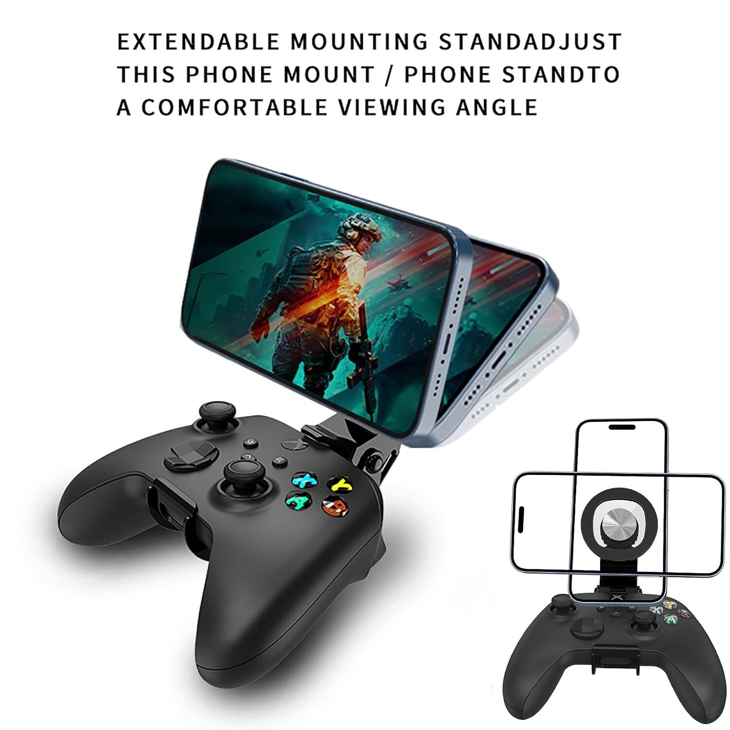 Controller Clip Magnetic Gaming Phone Holder for Xbox