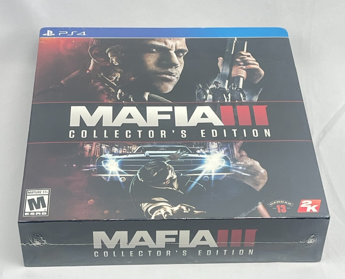 Mafia III Collector’s Edition Sony PlayStation 4, 2016 Brand New Sealed for PS4
