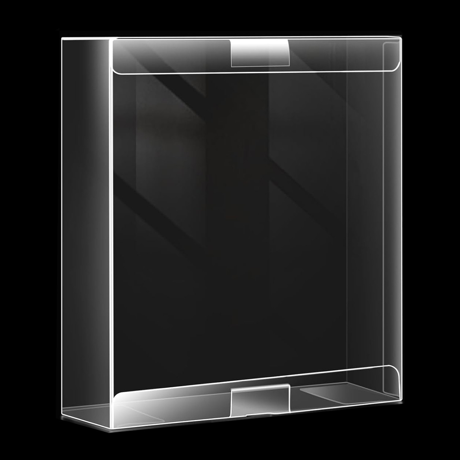 10x NINTENDO NES GAME CARTRIDGE – CLEAR PROTECTIVE BOX PROTECTOR SLEEVE CASE
