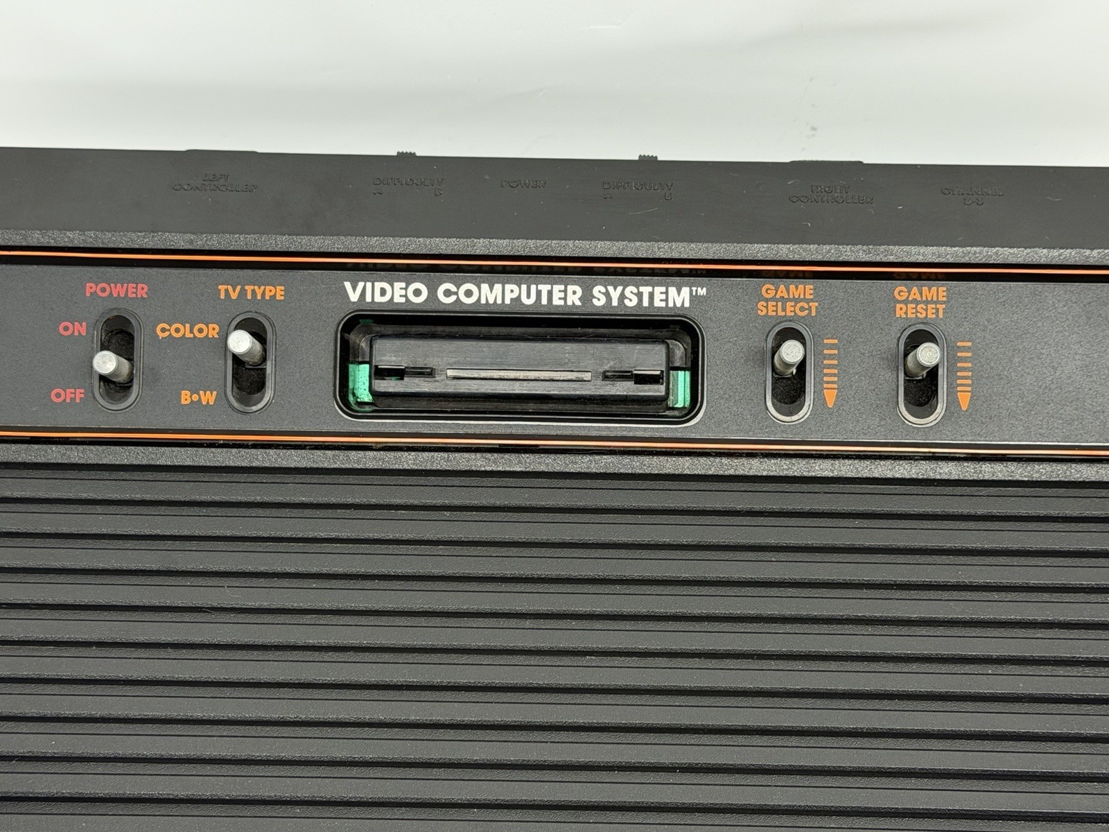 Atari 2600 Four Switch Console Bundle With Games Joysticks & Paddles Tested