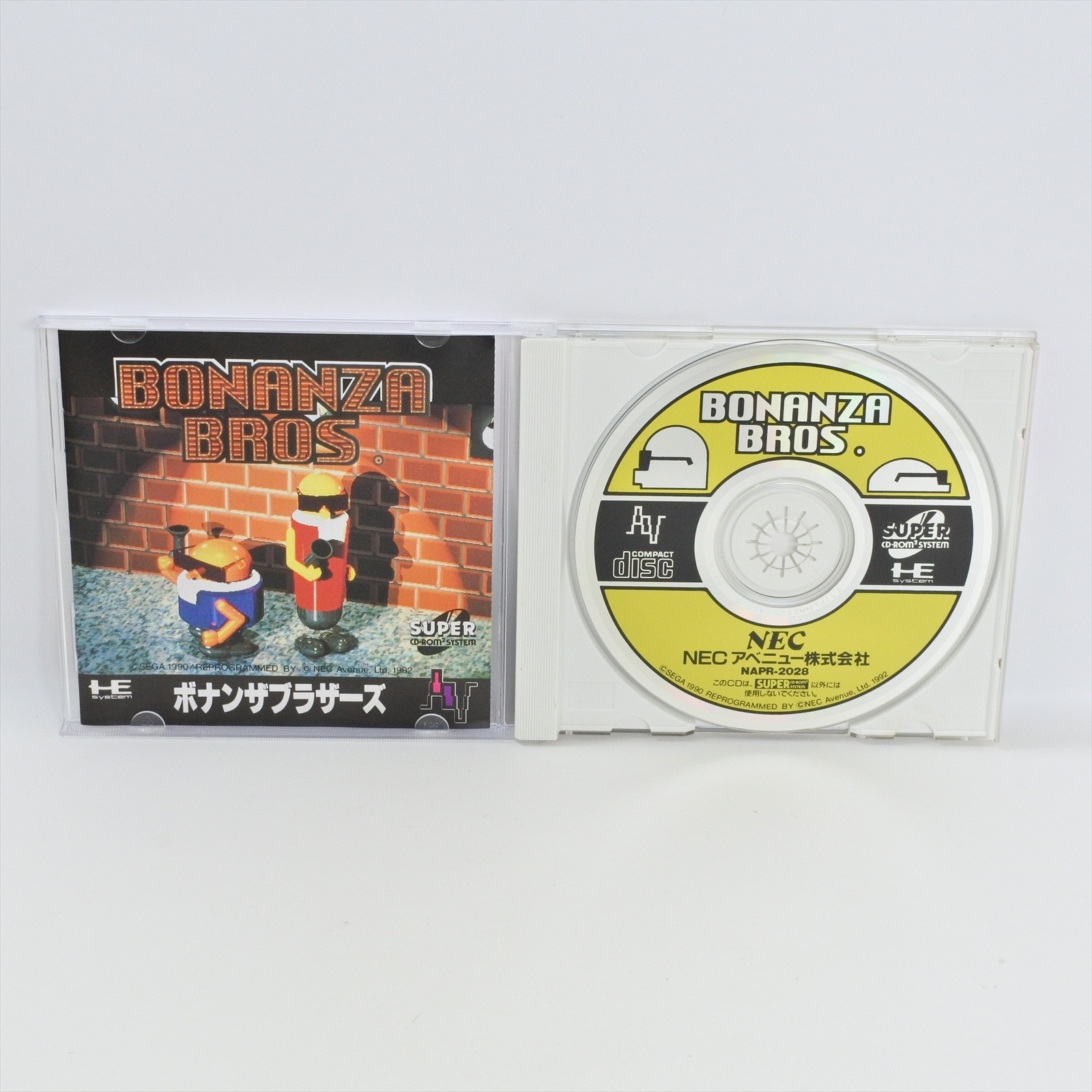 BONANZA BROS PC Engine SCD 2741 pe