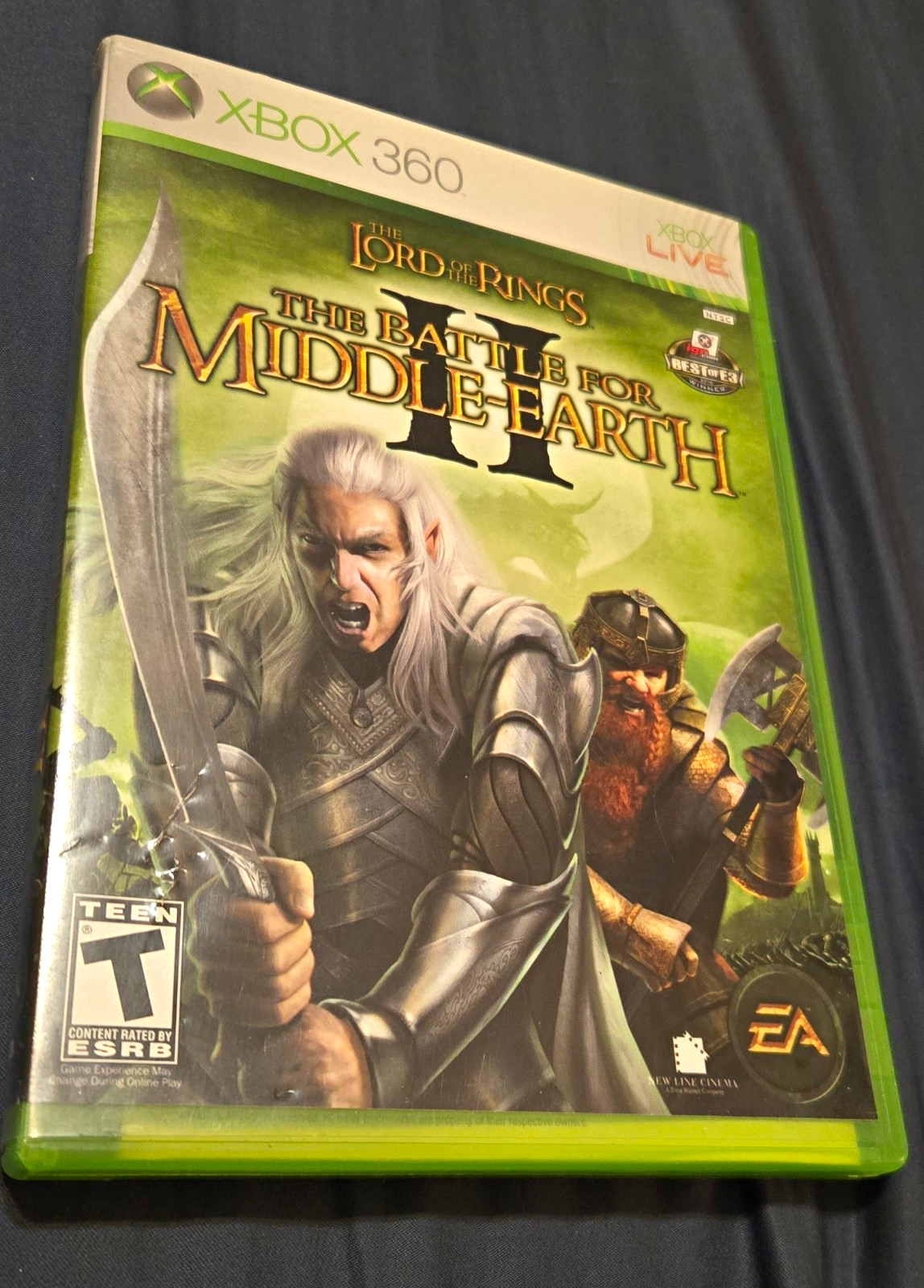 Electronic Arts LOTR: Battle for Middle-earth II Xbox 360 Complete Case/Manual