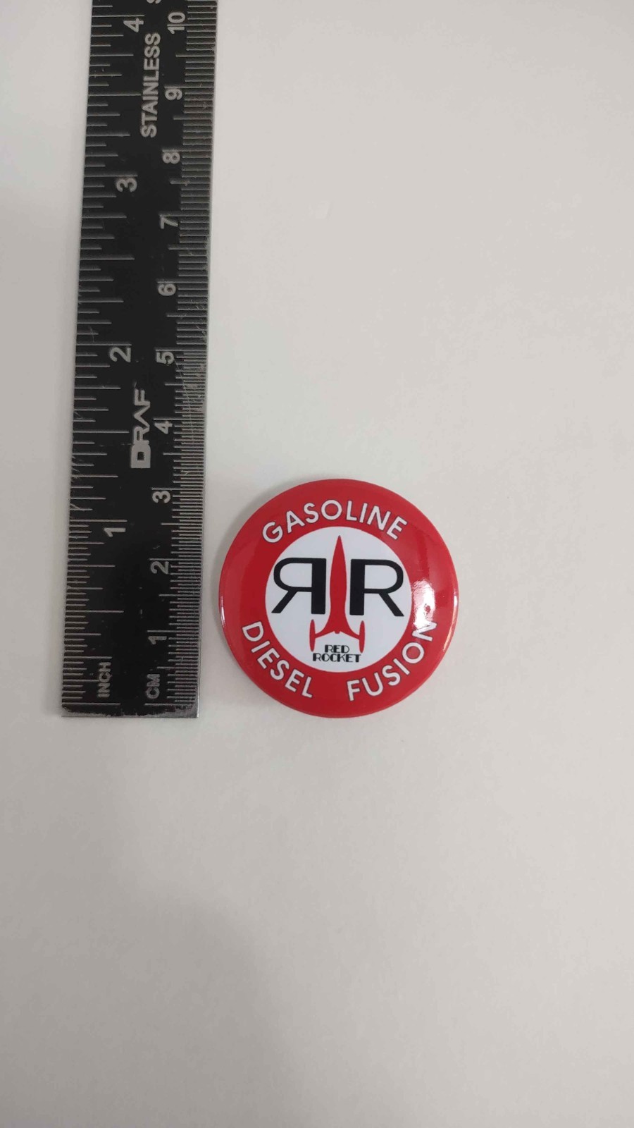 Fallout Red Rocket Gas Station Logo pinback button badge Fallout 3 Fallout 4