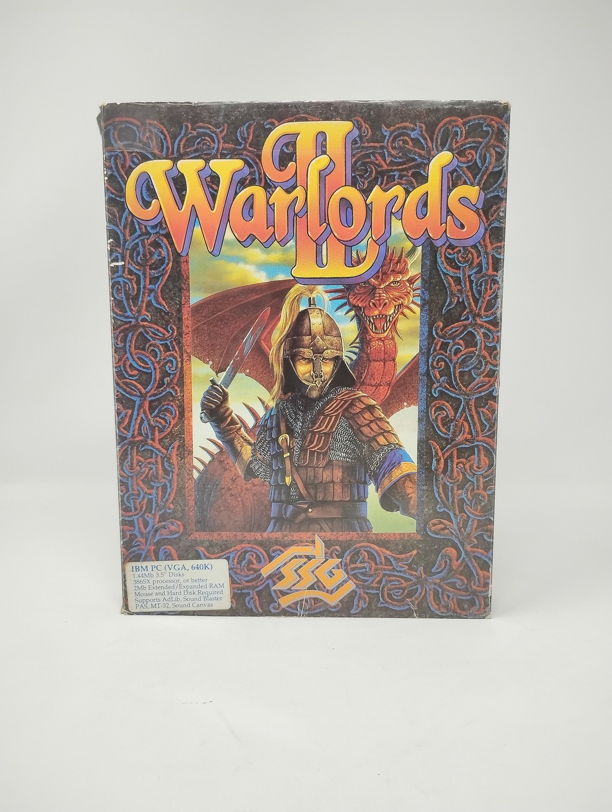 Warlords II & Scenario Builder PC 1993 SSG Big Box DOS Turn Based Strategy Game