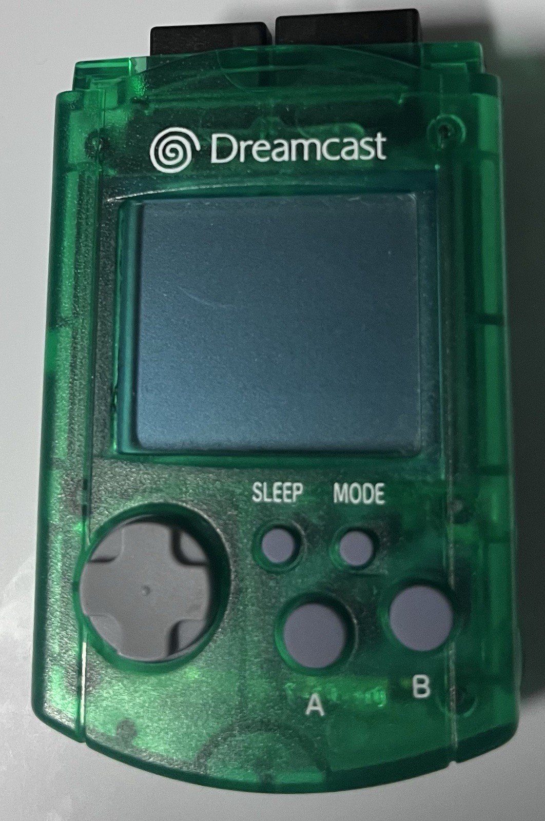 Official Sega Dreamcast Green VMU Visual Memory Card Unit HKT-7000 Tested