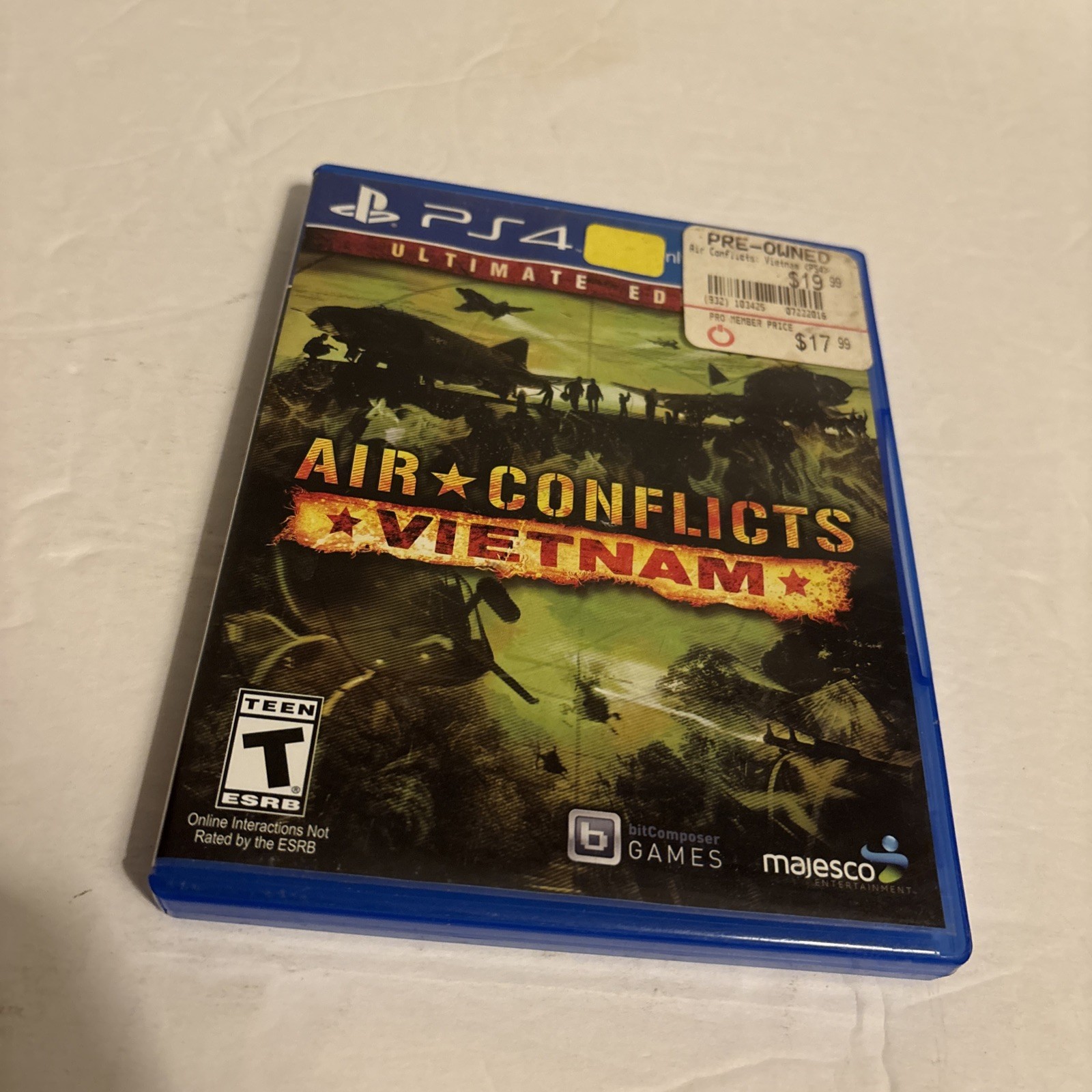 Air Conflicts: Vietnam Ultimate Edition (Sony PlayStation 4, 2014) CIB *TESTED*
