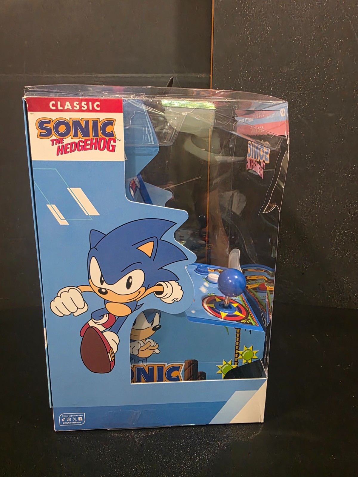 My Arcade Sonic The Hedgehog Mighty Player: 4in1 Arcade Countertop Video Game