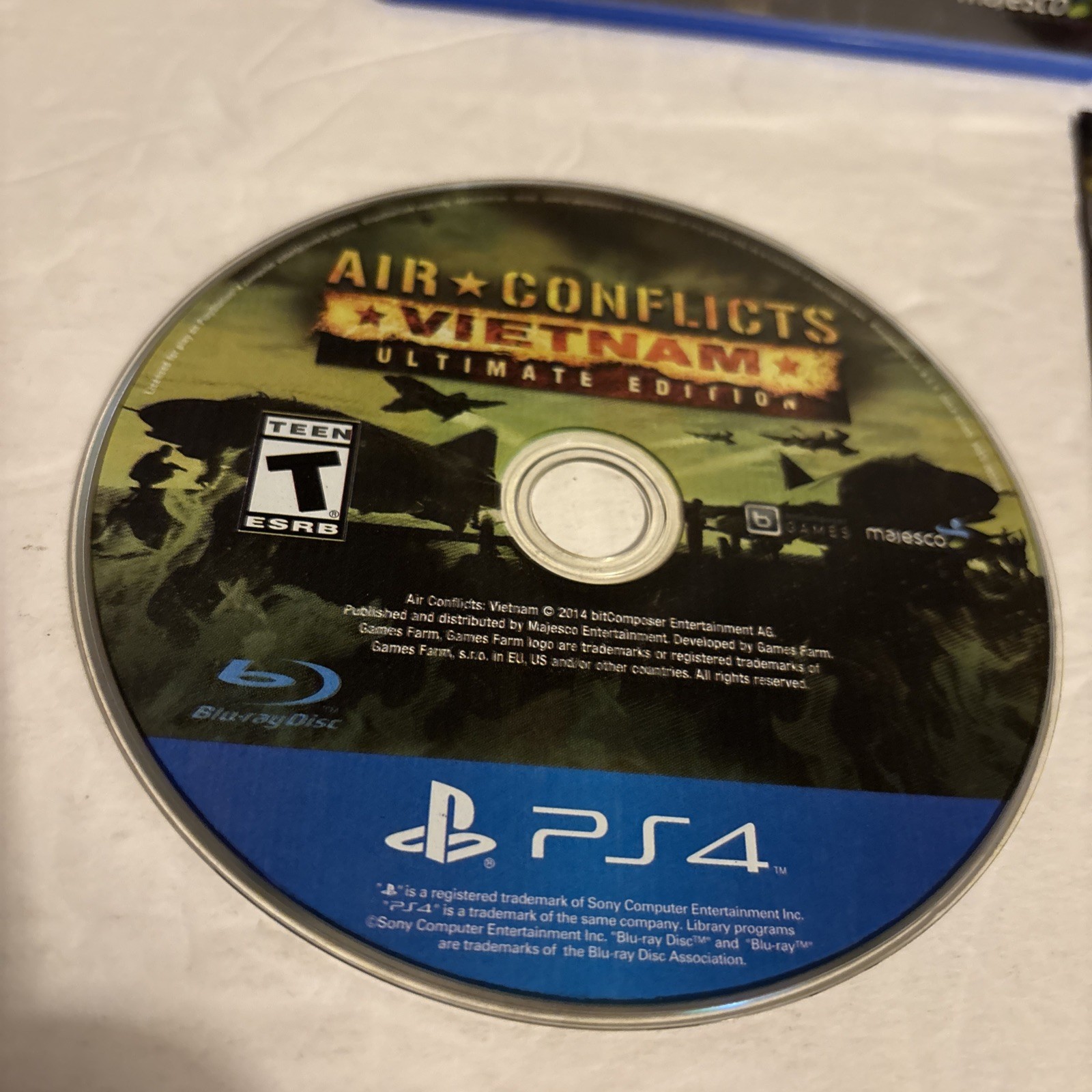 Air Conflicts: Vietnam Ultimate Edition (Sony PlayStation 4, 2014) CIB *TESTED*