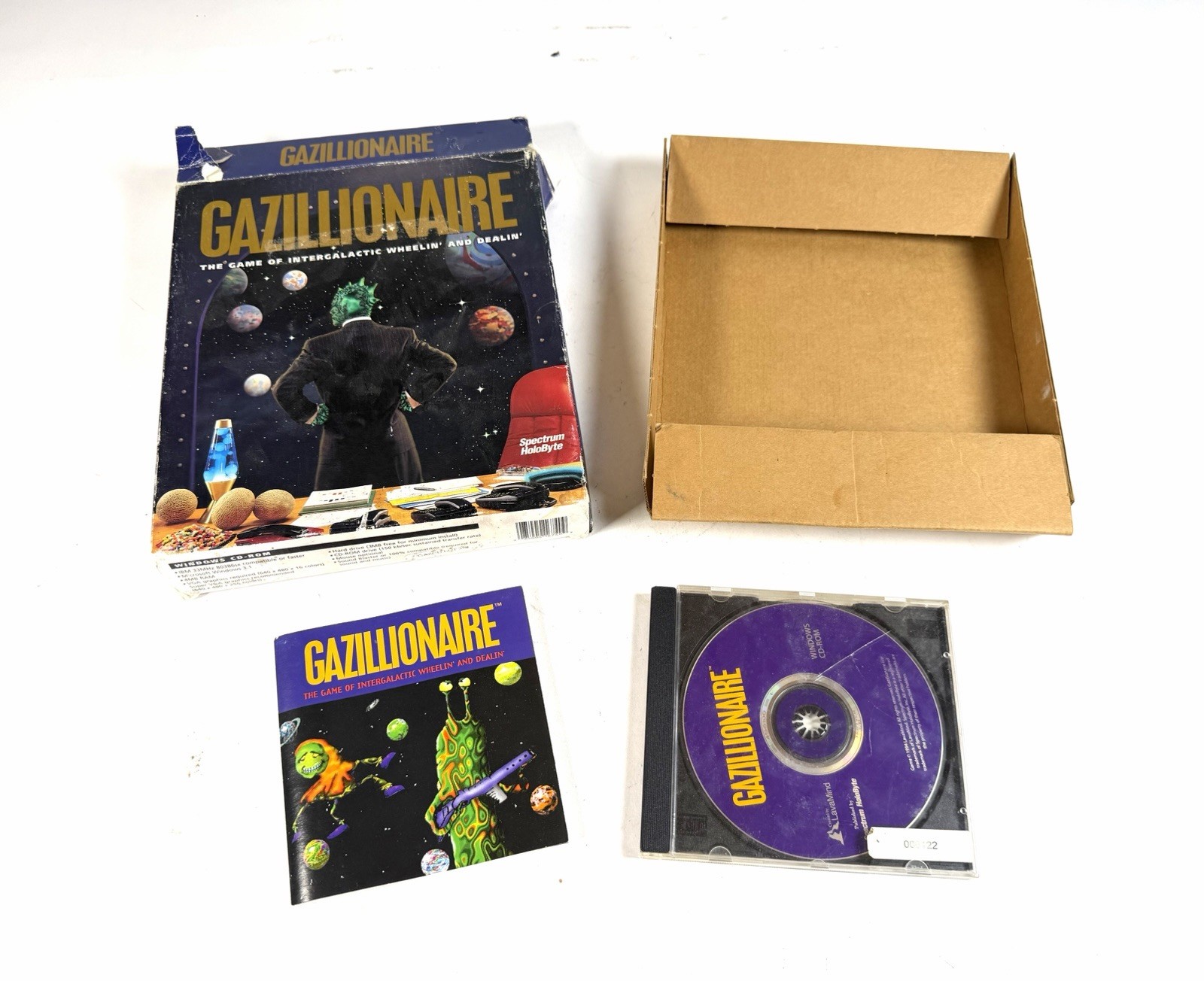 GAZILLIONAIRE 1994 EDITION Windows CD ROM – COMPLETE