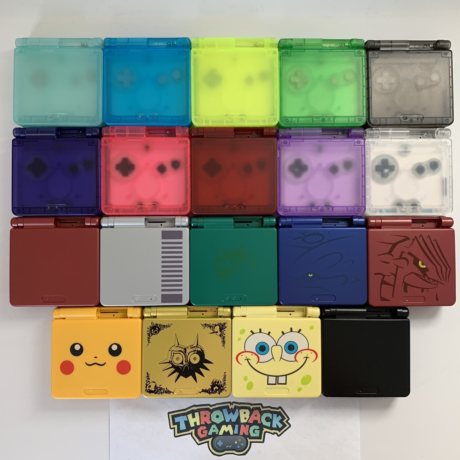 Nintendo Gameboy Advance SP *CHOOSE SHELL & SCREEN* AGS 001 101 IPS V2 Reshell