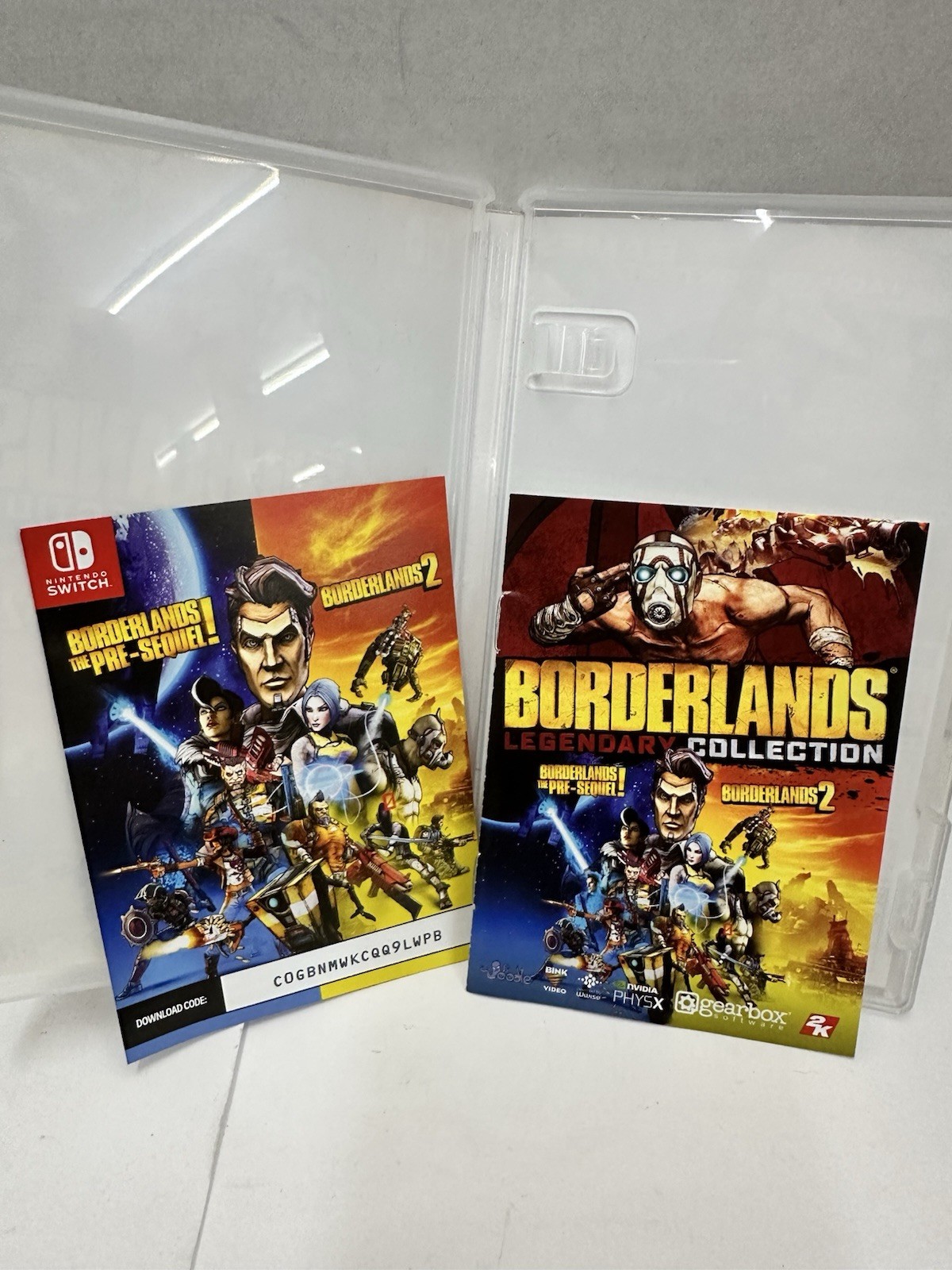 Borderlands Legendary Collection Nintendo Switch Game Cartridge And Case