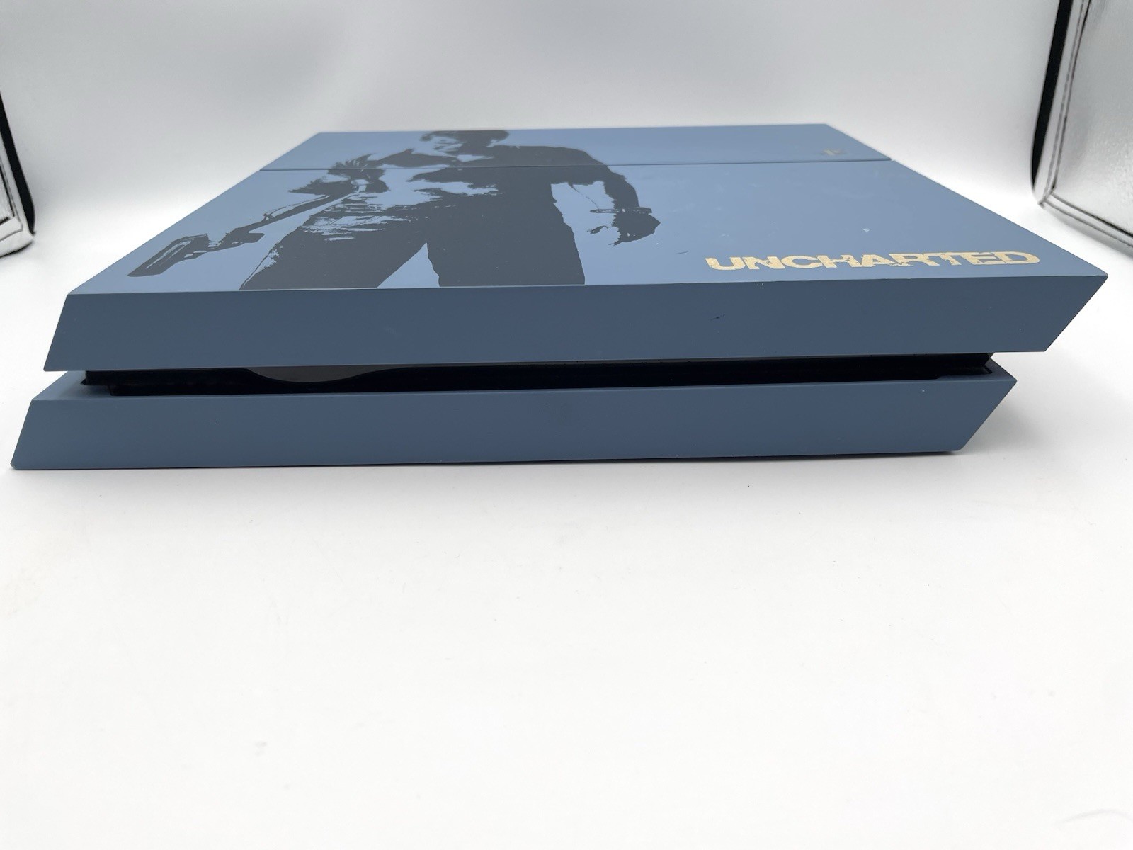 PS4 PlayStation 4 Uncharted Blue Console w/Power Cord & Controller CUH-1215A