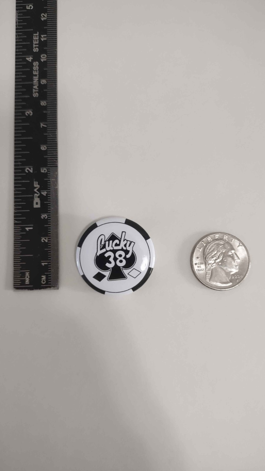 Fallout Lucky 38 Casino pinback button badge Fallout New Vegas
