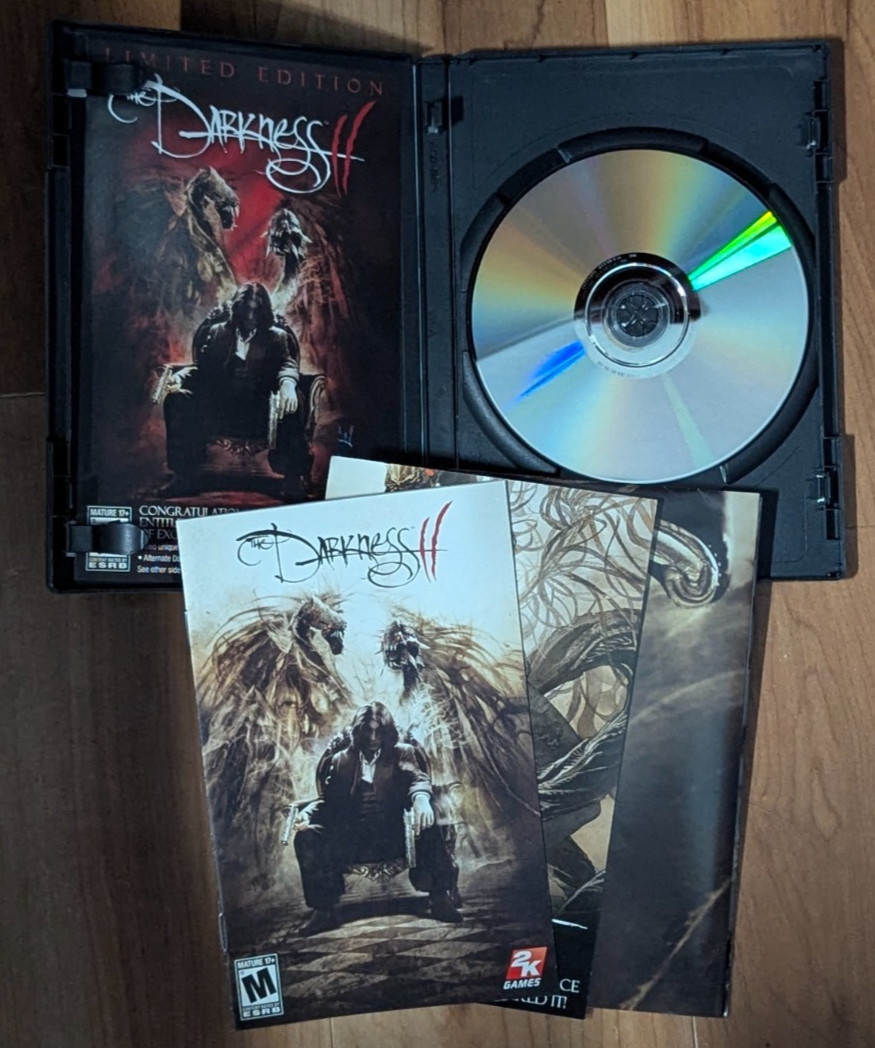The Darkness II Limited Edition – Complete – PC CD-ROM Video Games 2K Horror