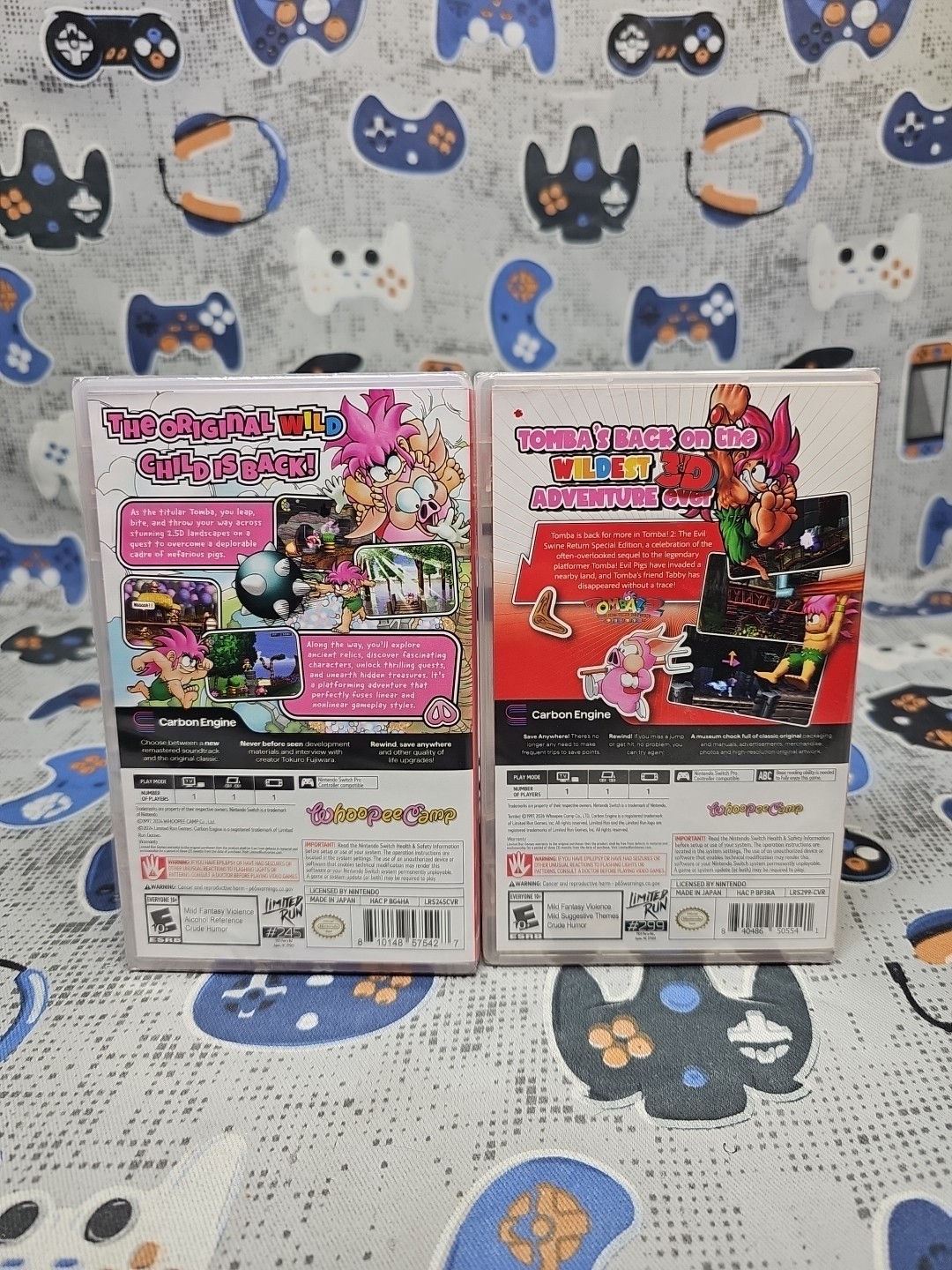 Tomba! 2 & Tomba! Special Edition 2-pack (Nintendo Switch) NEW SEALED