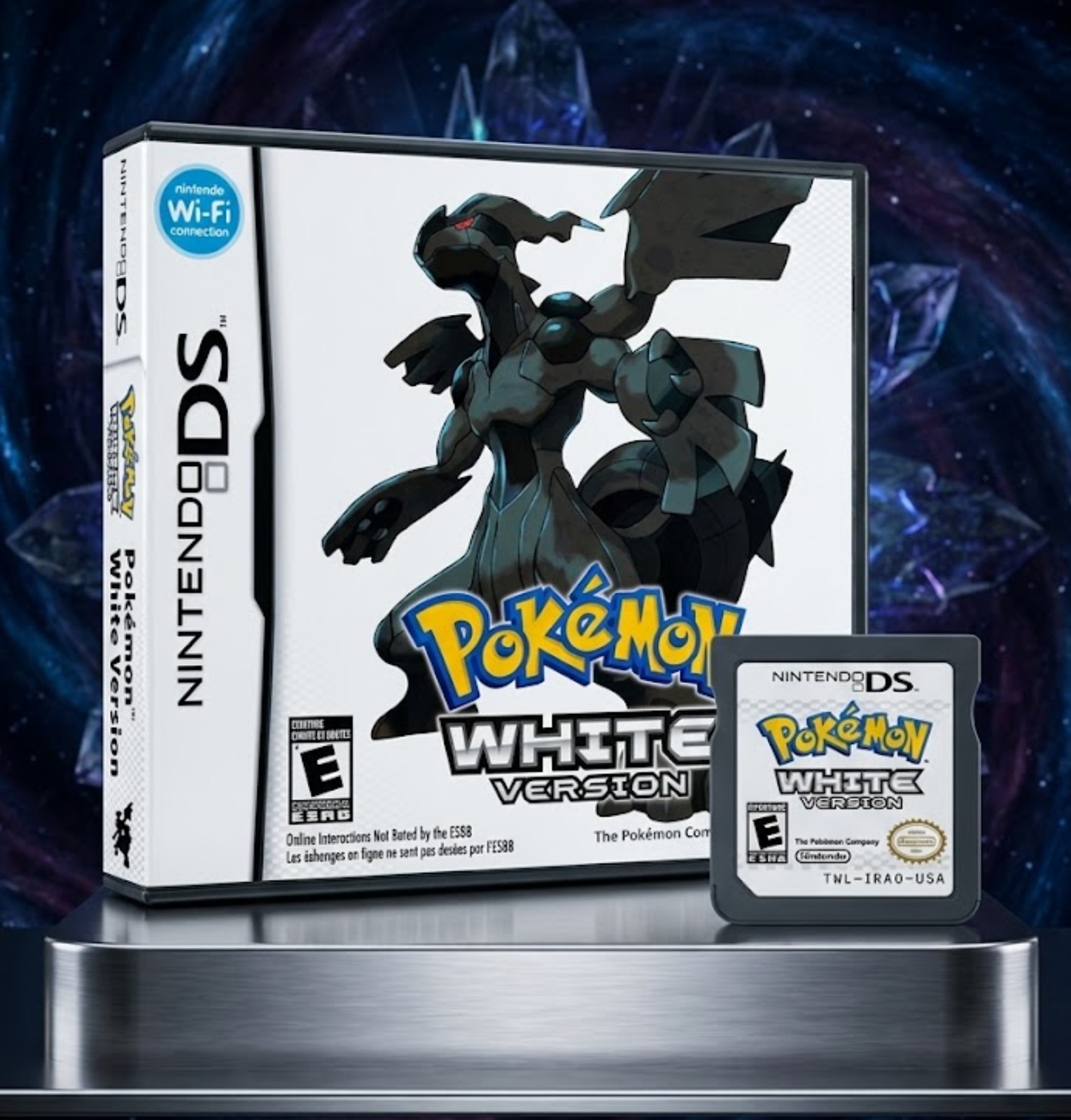 Pokémon White Version (2011)–Nintendo DS Game Cartridge with Color Box Packaging