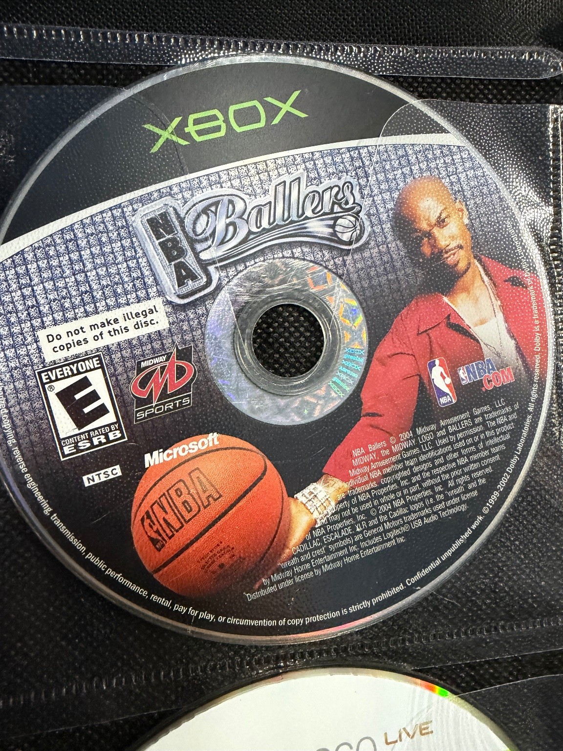 NBA Ballers Xbox Video Game Basketball Sports NTSC