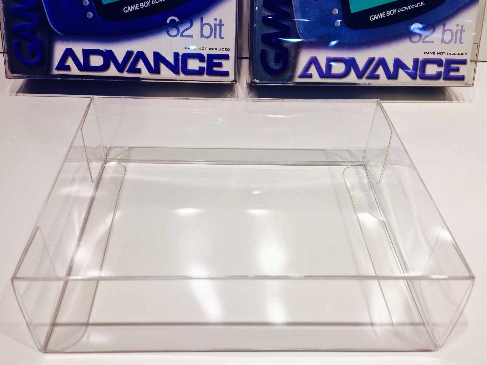 1 Box Protector For Game Boy Advance Console Boxes Clear Display Case Nintendo