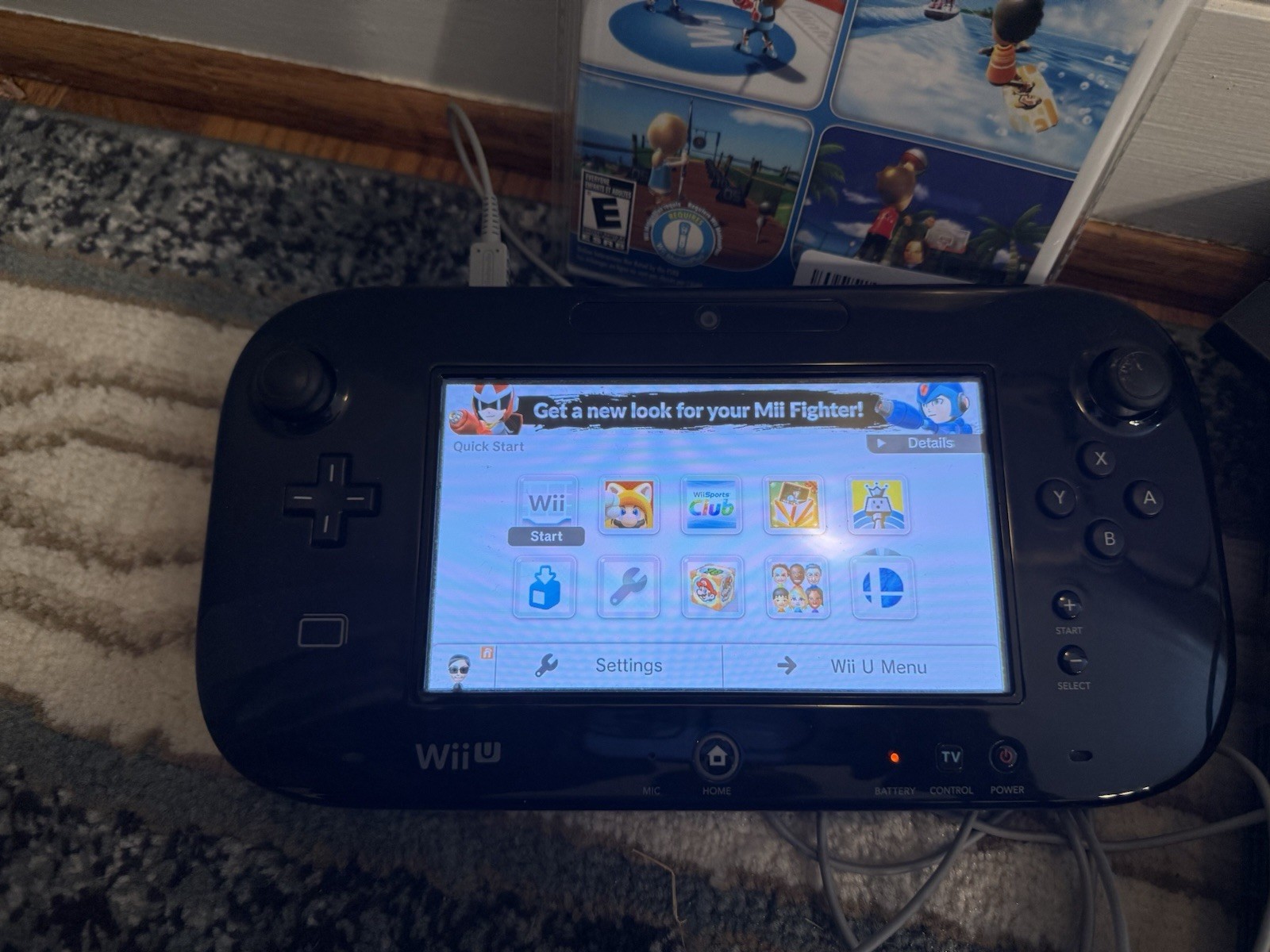 Nintendo Wii U Bundle w/ GamePad, Controllers & Wii Sports Resort