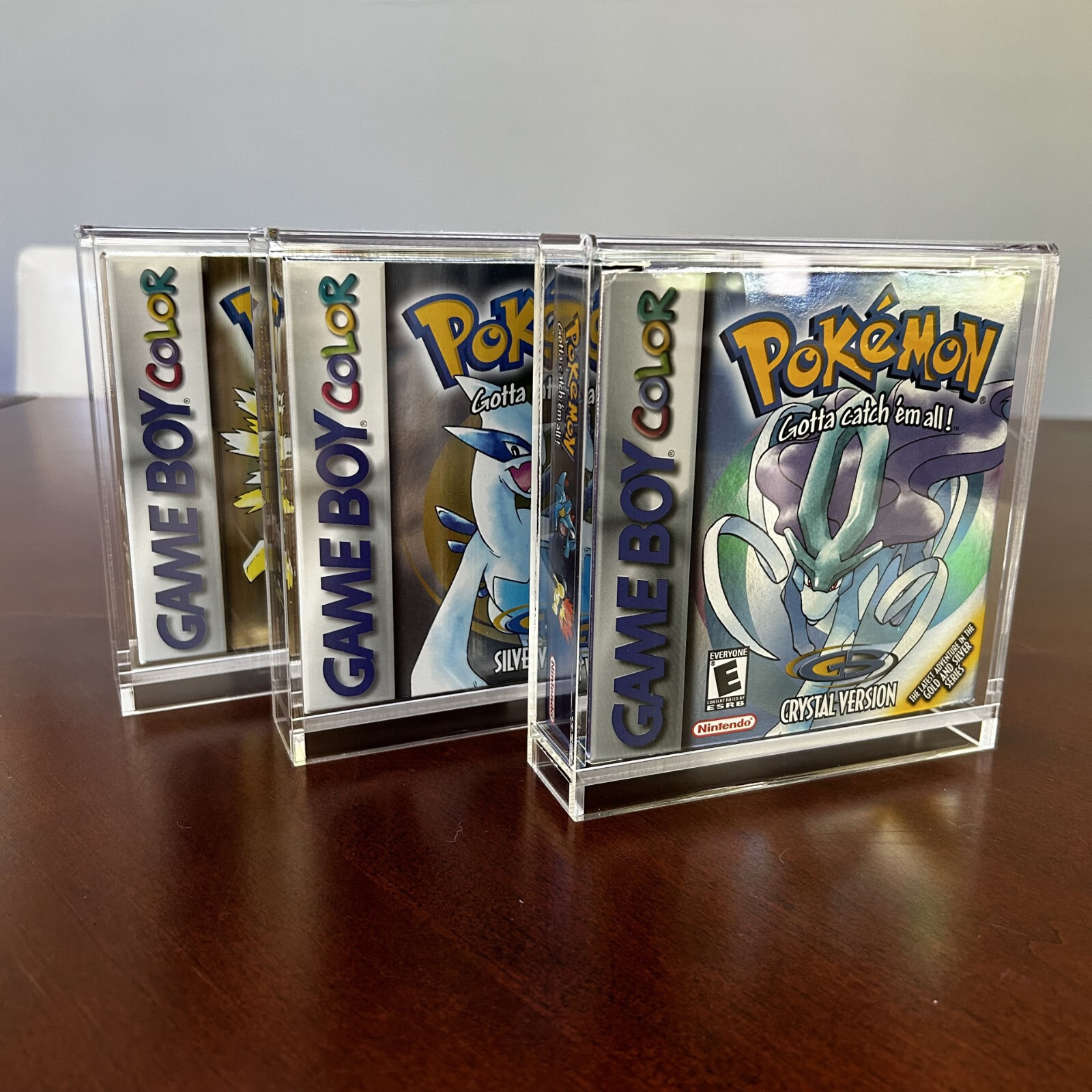 Gameboy Game UV Protective Acrylic Case – Premium – Pokemon Gameboy Display Case