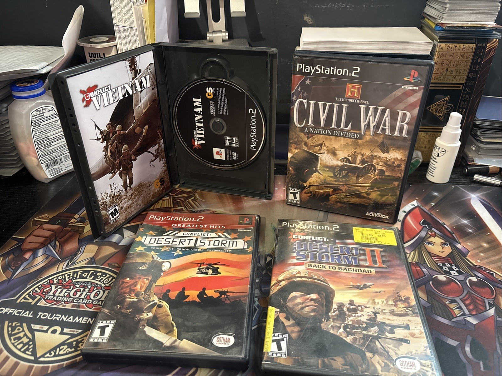 ps2 games lot | Conflict Desert Storm 1 2, Conflict Vietnam, Civil War