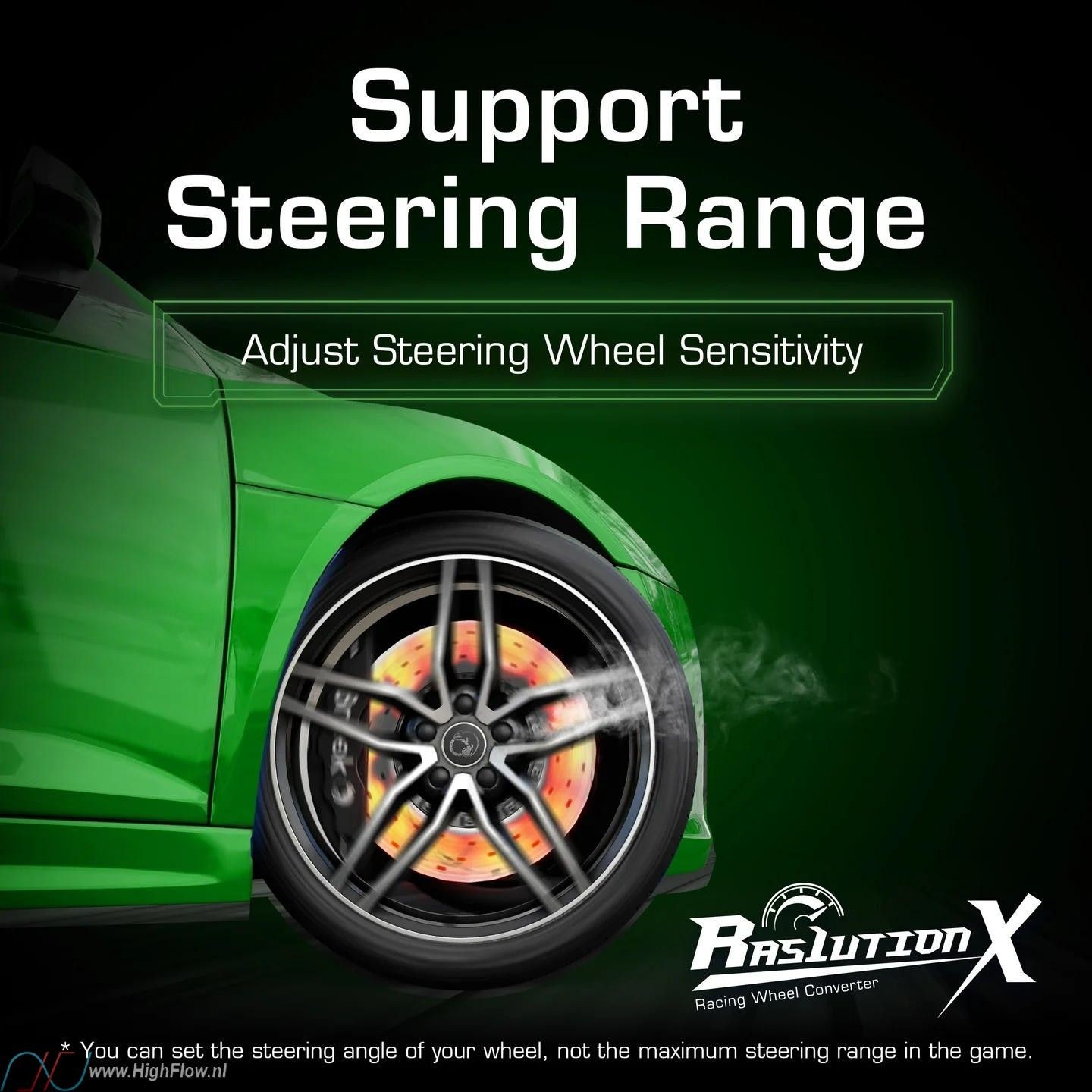 Brook Ras1ution X: Xbox Racing Wheel Converter, Adapter for Series X|S, One 360