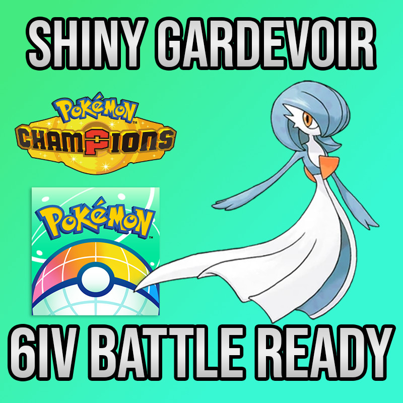 ✨6IV SHINY Gardevoir Battle Ready🚀 POKEMON HOME✨ Pokemon Champions✨