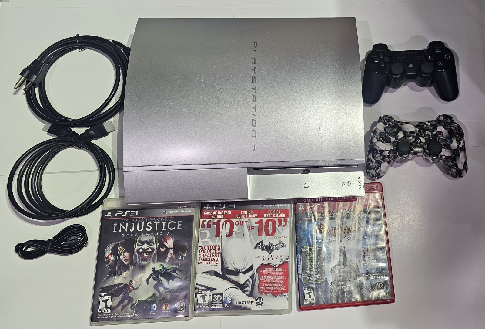 Sony PlayStation 3 80GB Satin Silver Console CECHL05 Japan PS3 RARE Restored