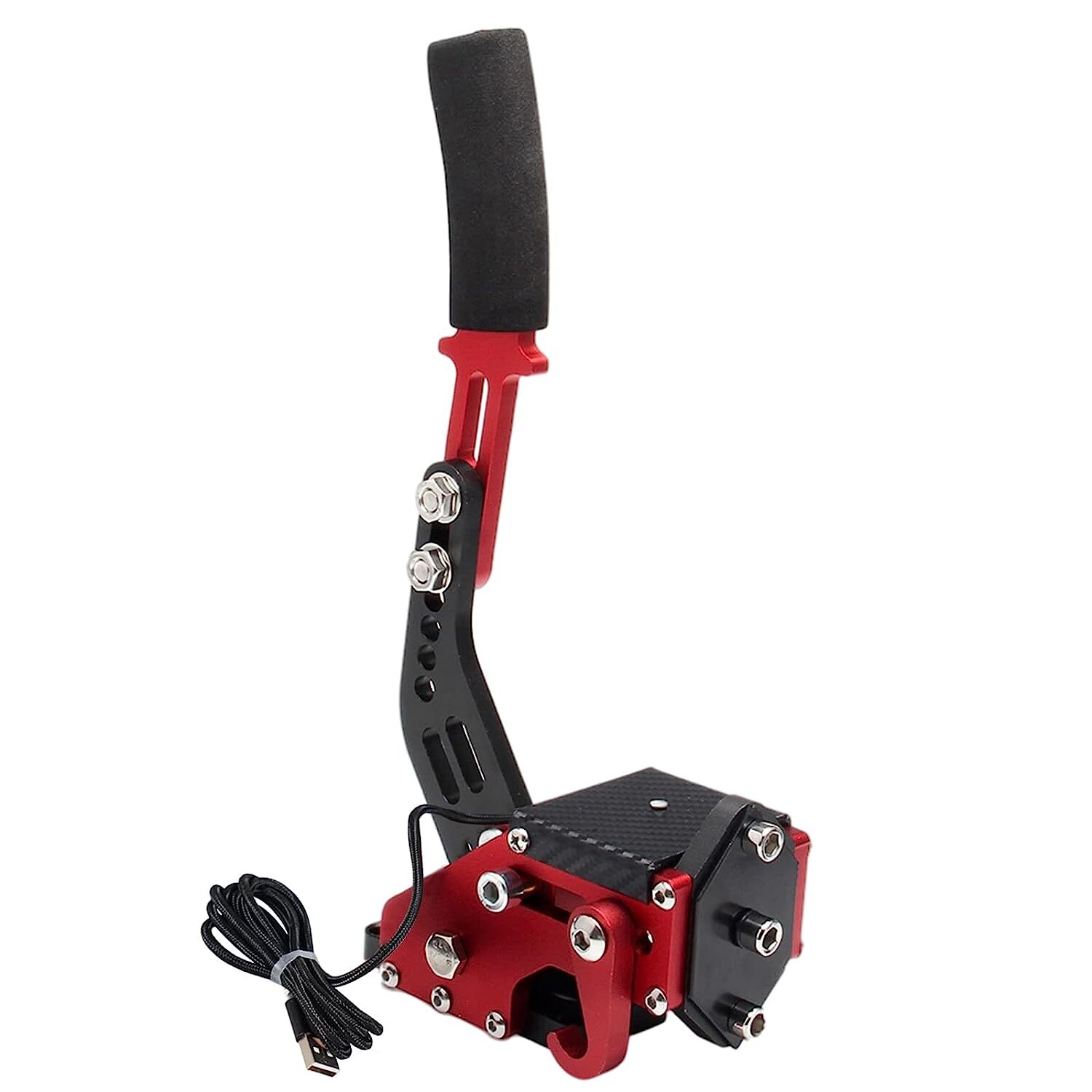 Red USB Handbrake PC Windows for Sim Racing Games G25/G27/G29/T500