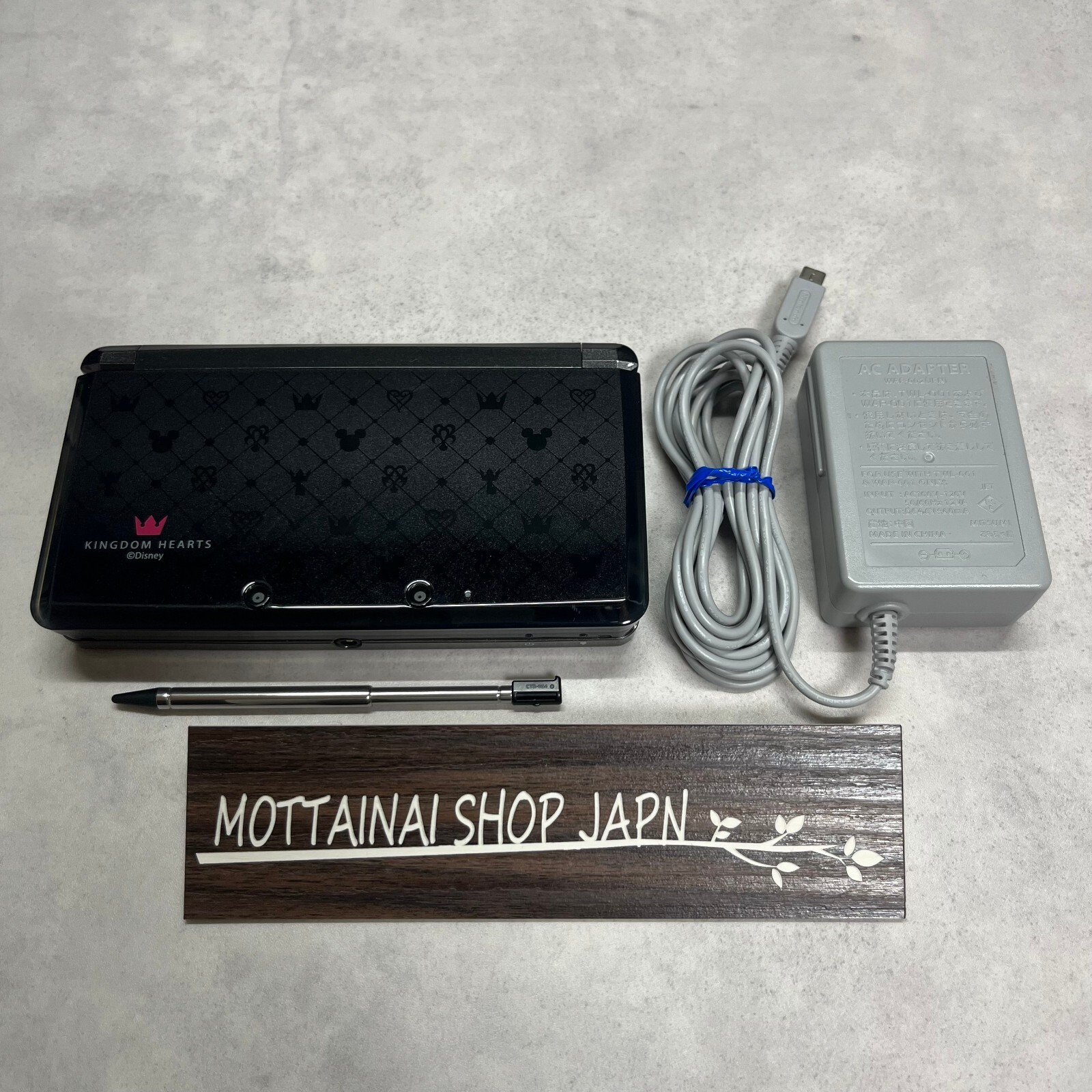 Nintendo 3DS Kingdom Hearts 3D Dream Drop Distance Black Console Tested Good!!