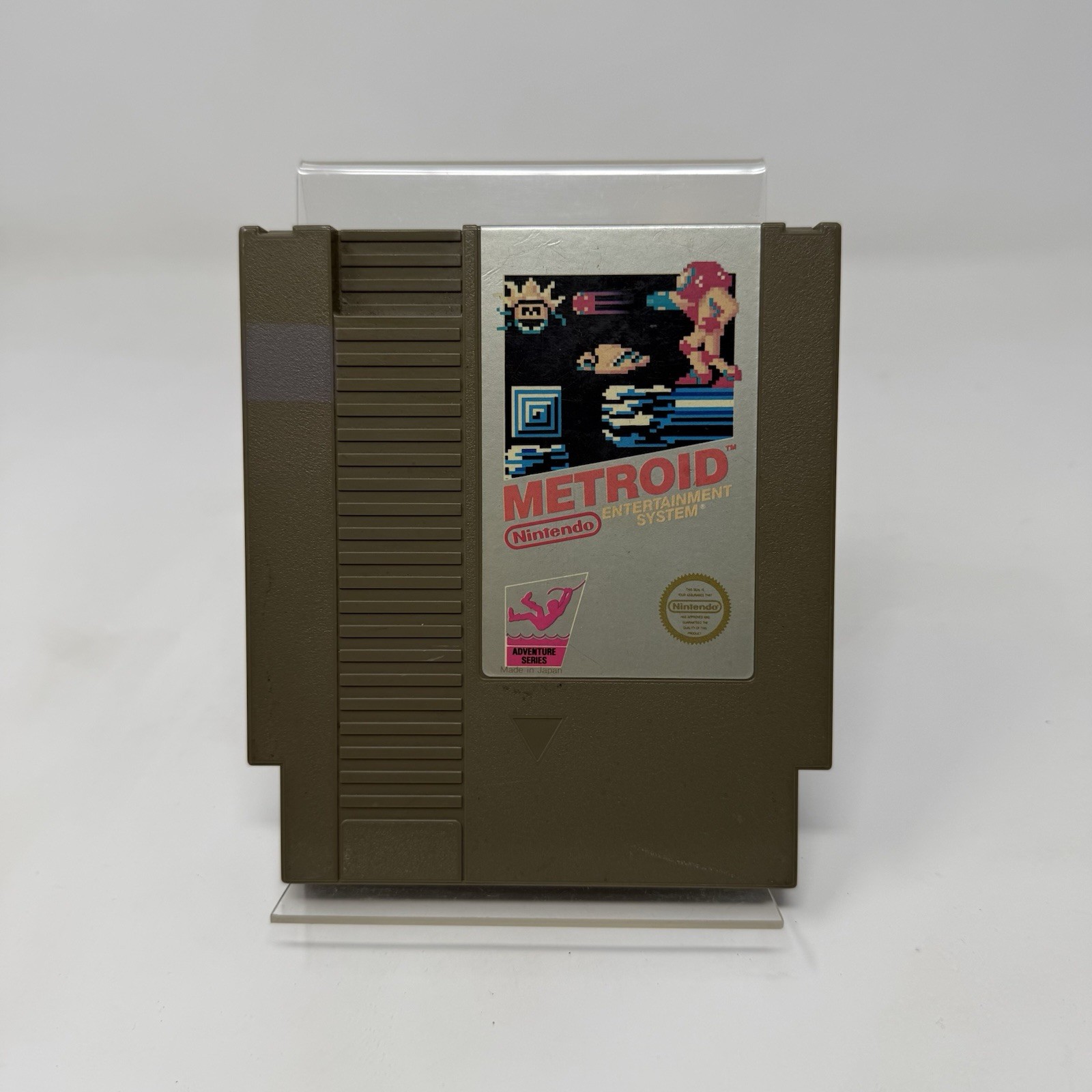 Metroid (Justin Bailey) – Nintendo NES Game Cartridge – Authentic – Tested