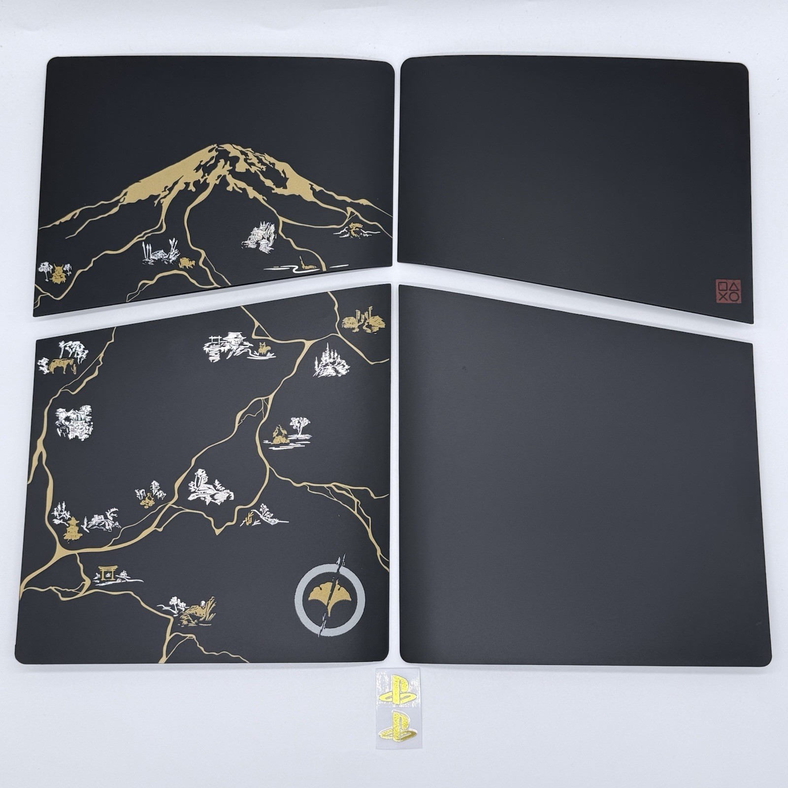 PlayStation 5 Ghost of Yotei Black PS5 Pro Faceplate Cover Shell (Disc-Free)