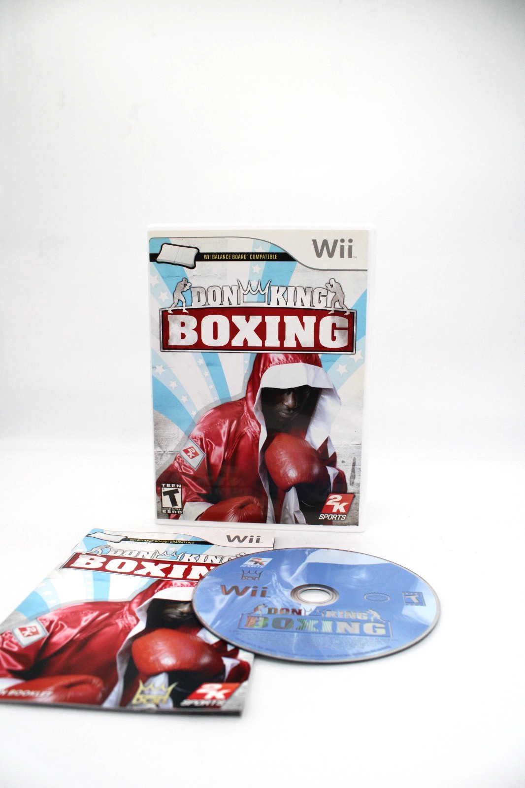 Refurbished Nintendo Wii Don King Boxing Complete CIB Excellent Mint Clean