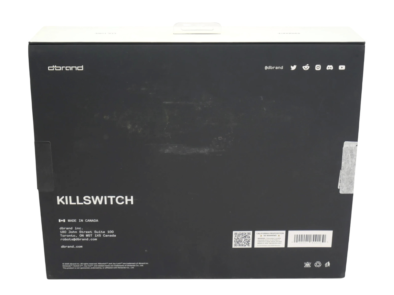 Dbrand Killswitch Travel Case For Nintendo Switch 2 Black – Free Shipping