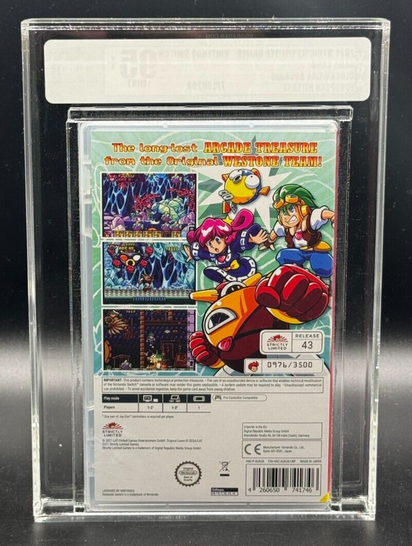 Clockwork Aquario Nintendo Switch PAL Release Sealed New VGA 95+ Graded