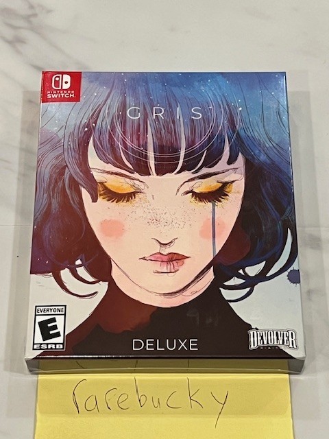Gris Deluxe Edition (Nintendo Switch) NEW SEALED NEAR-MINT US VERSION, RARE!