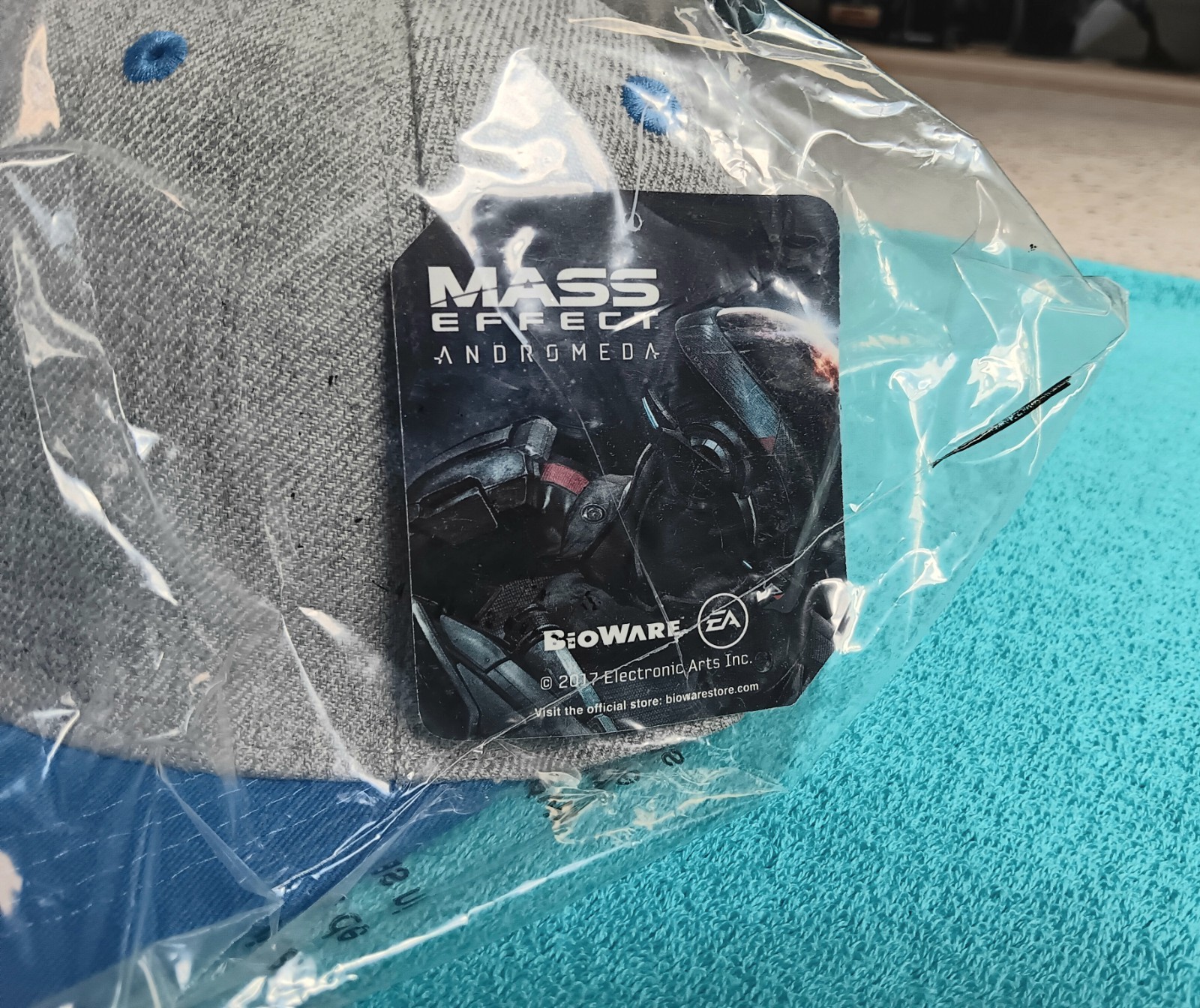 MASS EFFECT: Andromeda Baseball Cap Hat Brand New Sealed w/ Tags Official RARE