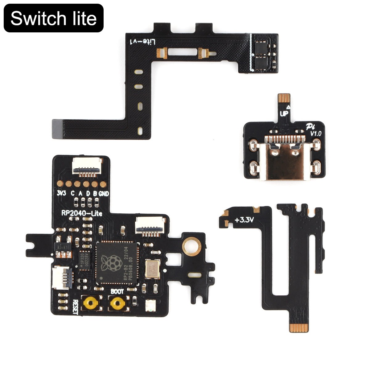 RP2040 Game Console Cable Chip for Nintendo Switch NS / Lite / OLED Replacement.