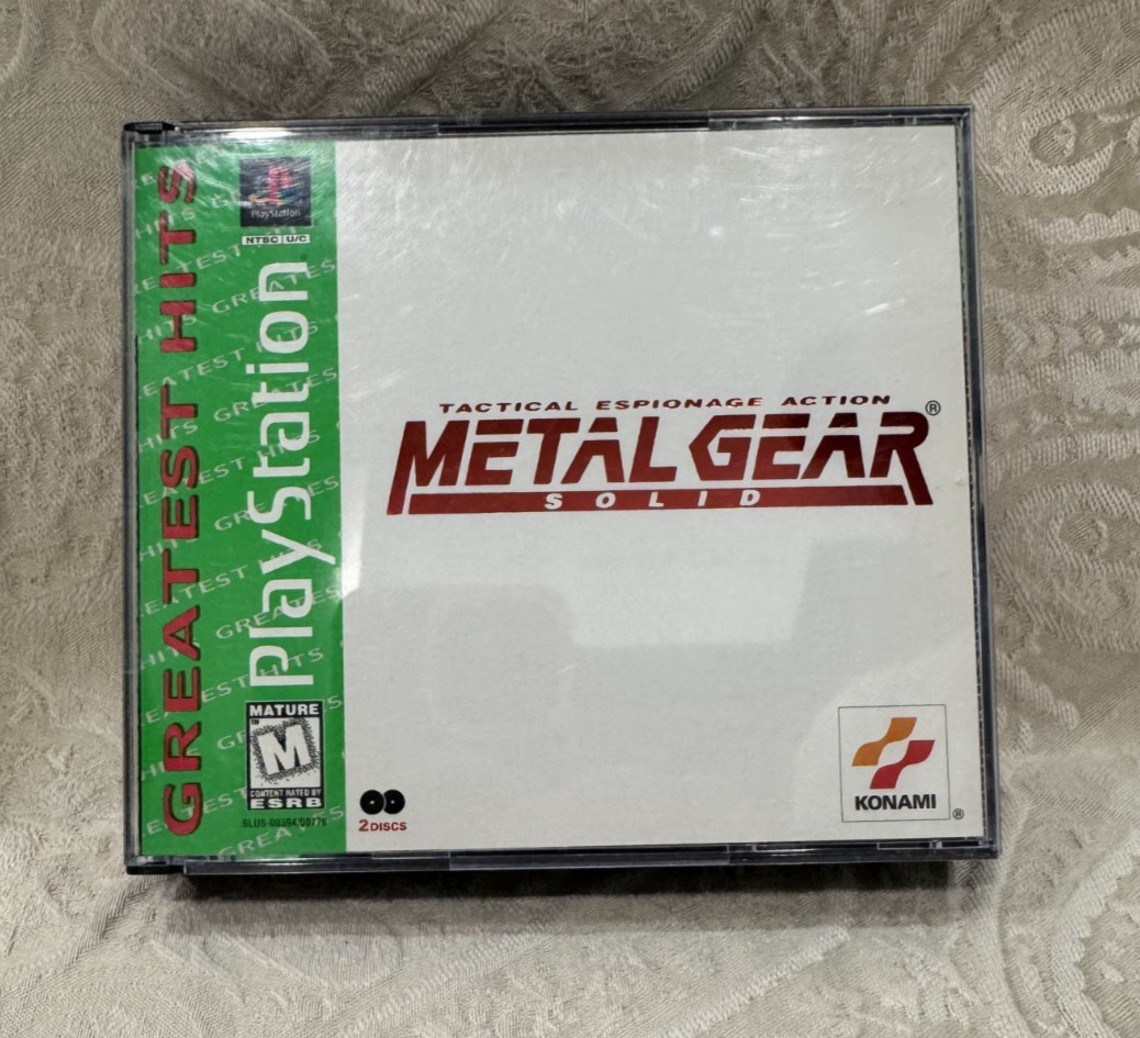 Metal Gear Solid Greatest Hits (Sony PlayStation 1, 1999)