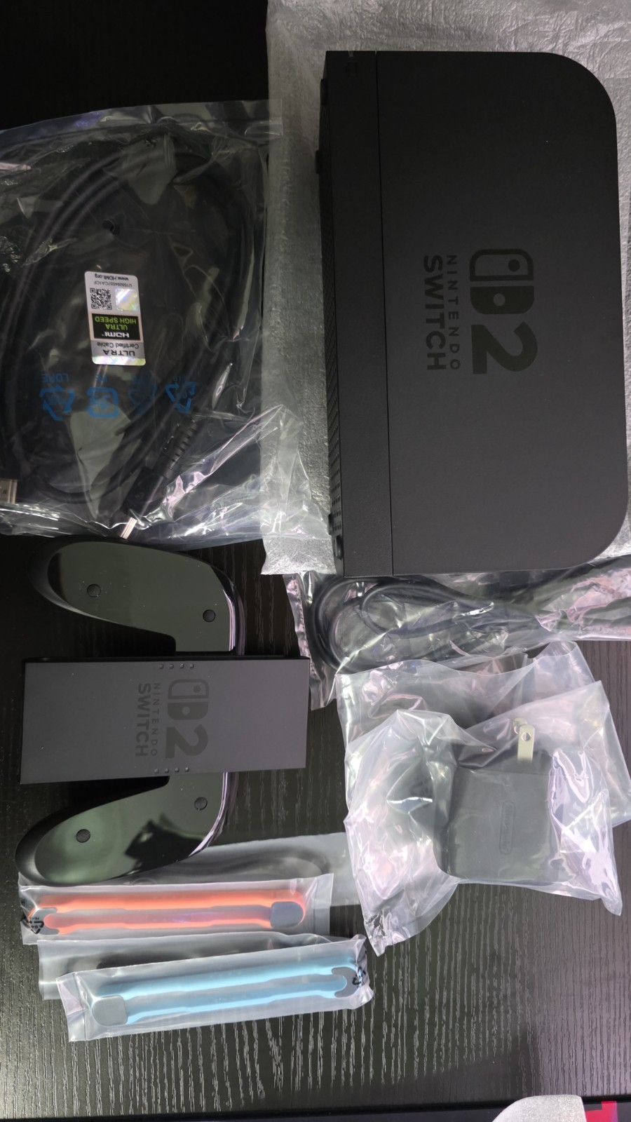 Nintendo Switch 2 Includes Dock, Charger, and Accessories . See Pic (NO Console)