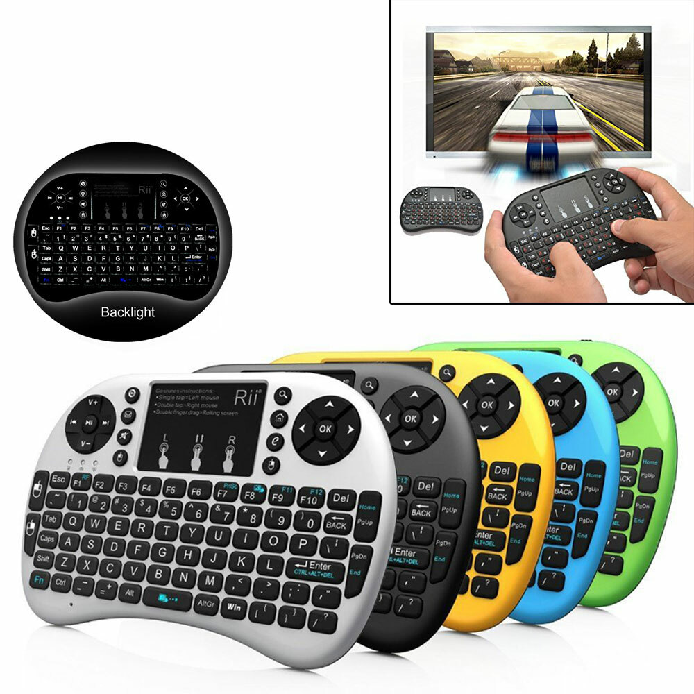 NEW Rii i8+ Mini Wireless Keyboard – Backlight, Touchpad w Mouse