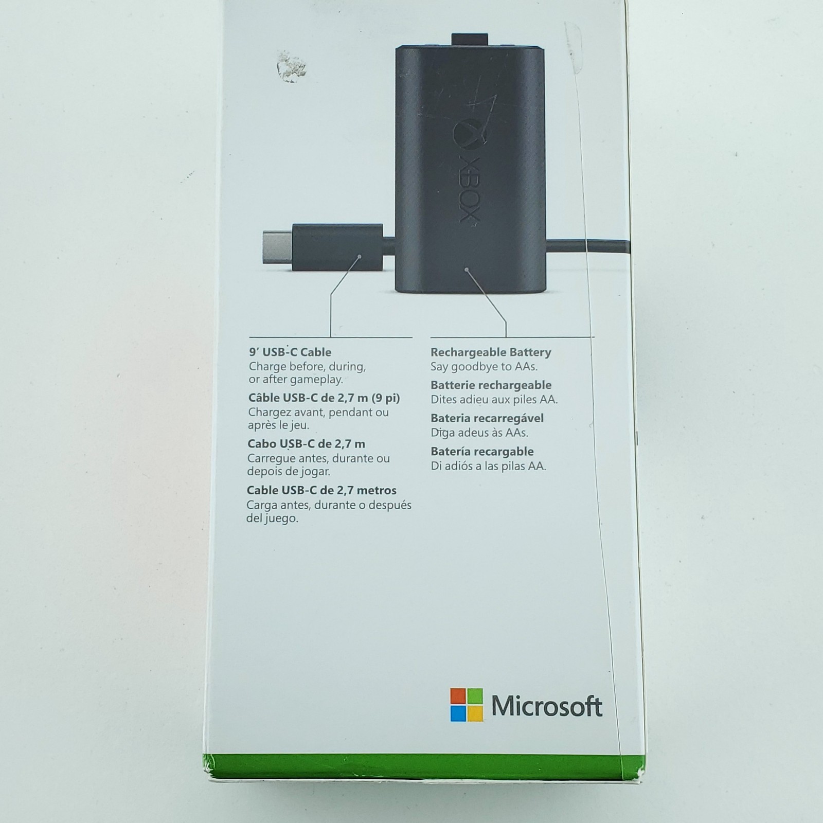 Microsoft 1727 USB-C Rechargeable Battery Pack 1400 mAh For Xbox One & Serie X|S