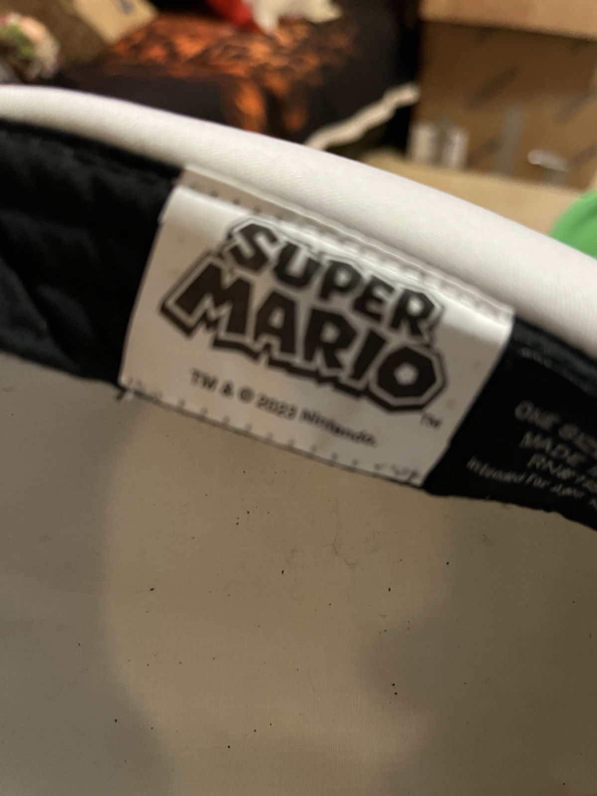 Nintendo Super Mario Series Luigi Green Hat Cap w/ L Patch Luigi Hat 2003