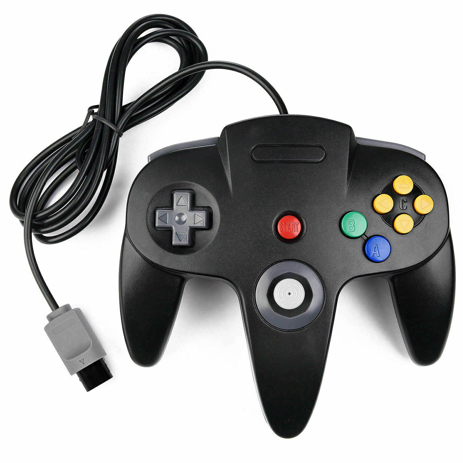 Wired N64 Controller Compatible With Nintendo 64 Joystick Video Game Console
