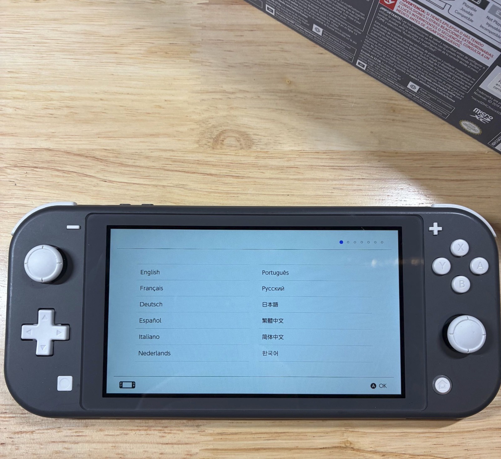 Nintendo Switch Lite Handheld- Grey (Used, Good Condition)