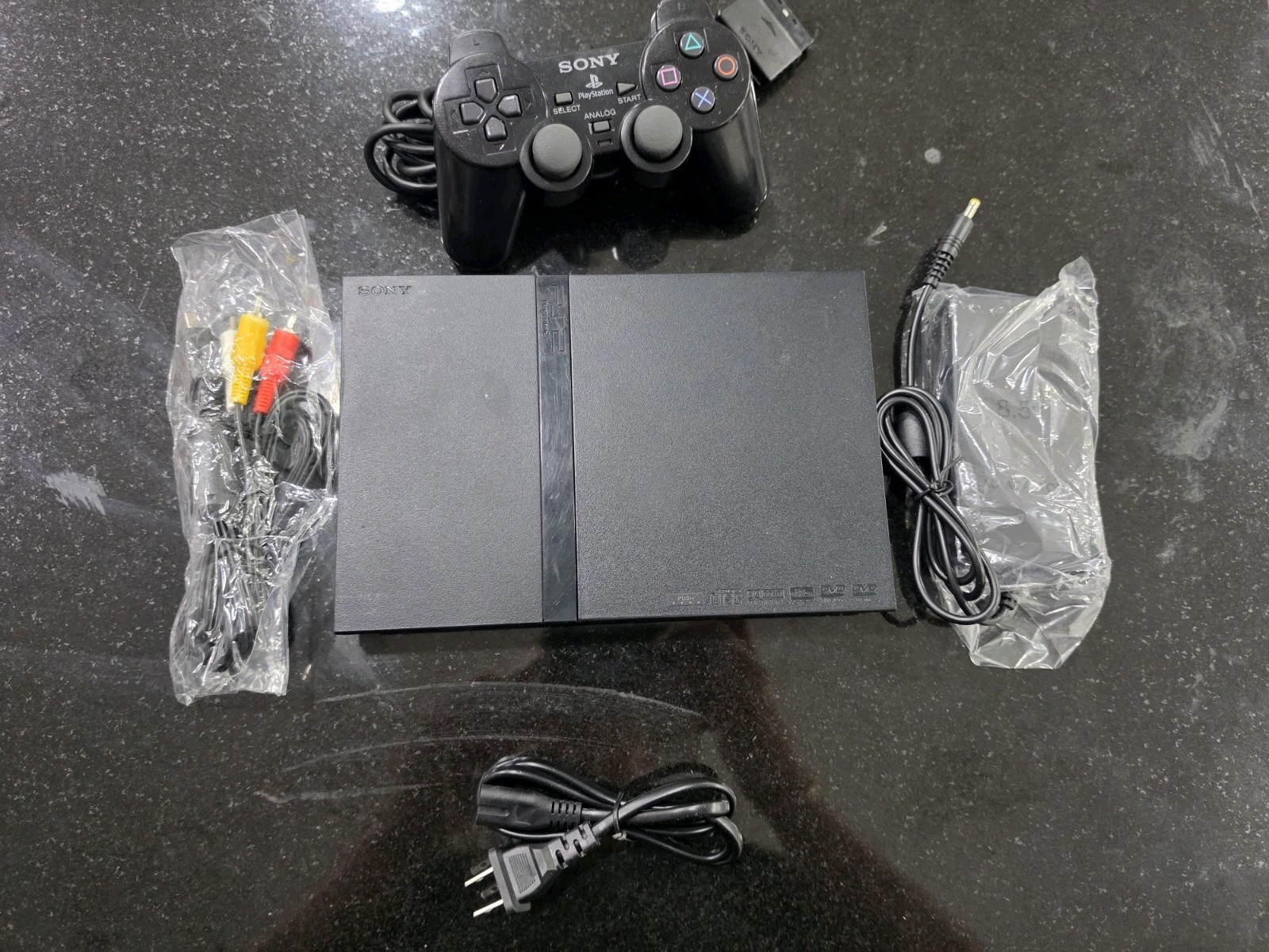 Sony PlayStation 2 PS2 Slim Console Complete. Tested Working