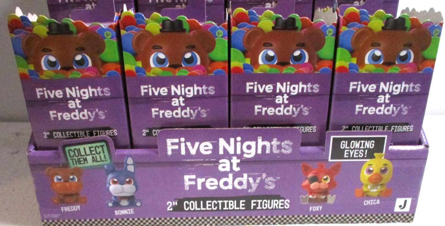 Jazwares FNAF Glowing Eyes Five Nights at Freddys 2″ Watching Cuties Compete Set