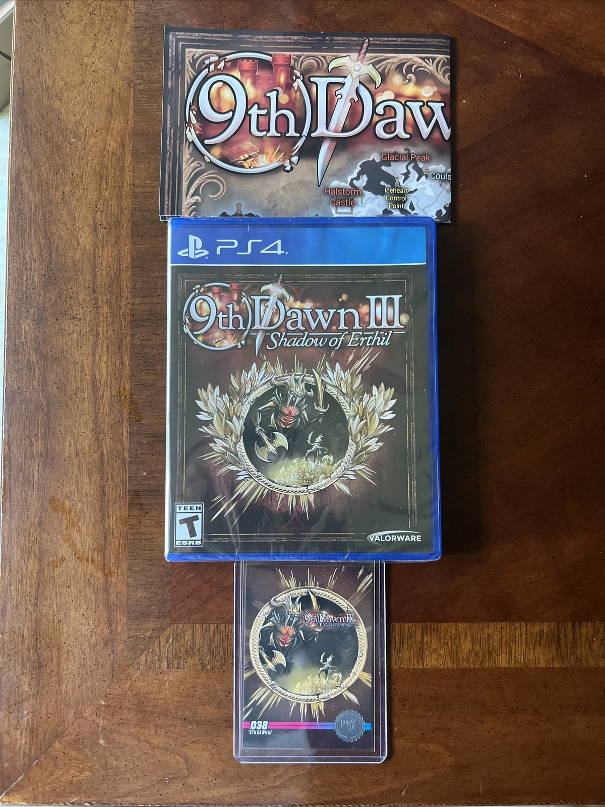New 9th Dawn III PlayStation 4 PS4 Limited Run #431 w/ Card, Protector & Map