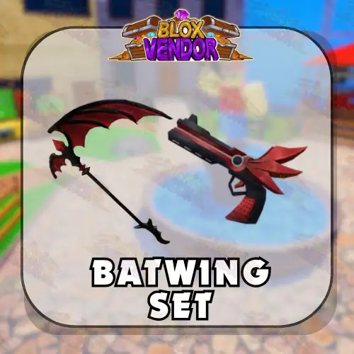 Murder Mystery 2 MM2 Batwing Set Ancient Godly Knifes and Guns